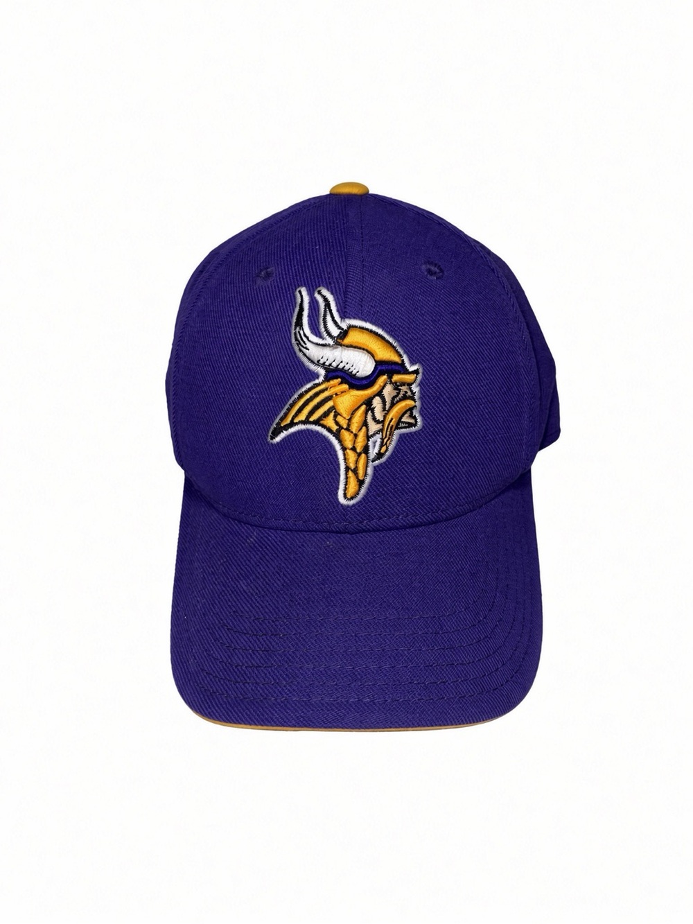NFL Team Apparel Purple Vikings Youth Baseball Cap OSFM